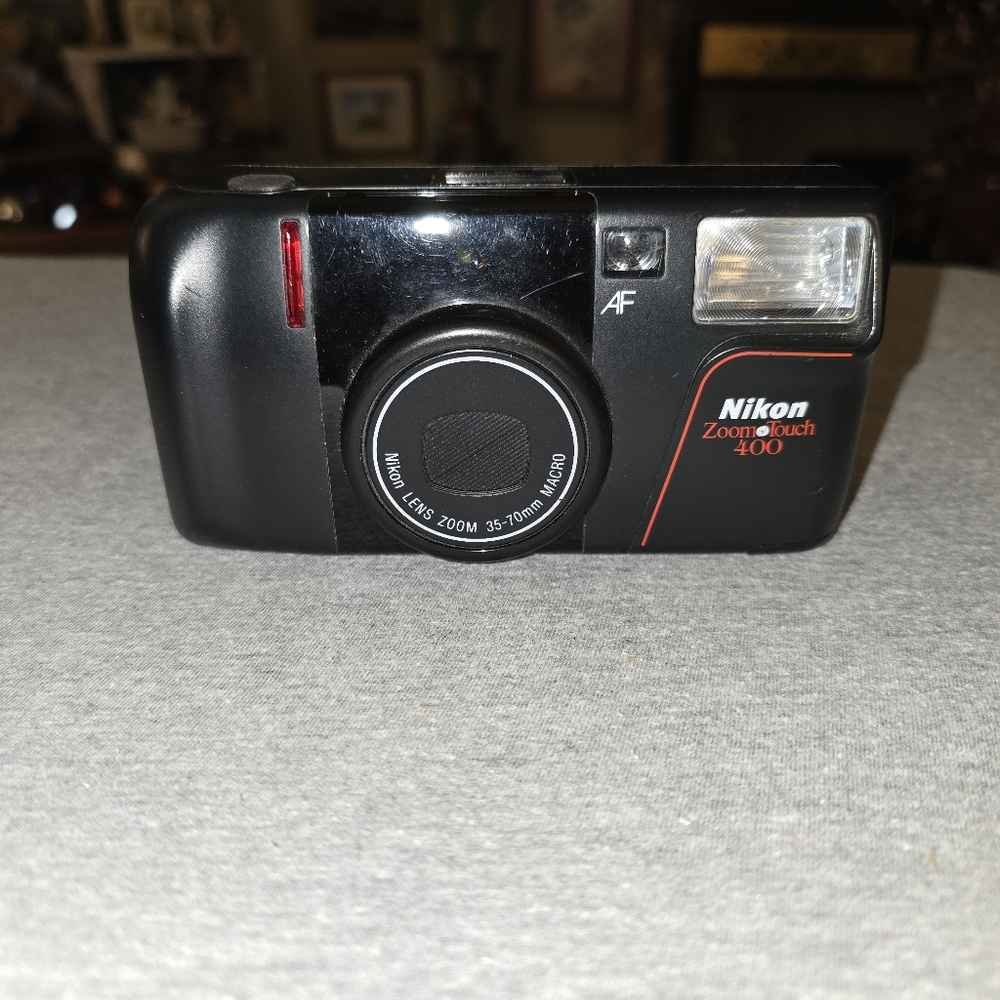 Nikon Zoom Touch 400 35mm Point & Shoot Film Camera - 35-70mm Macro